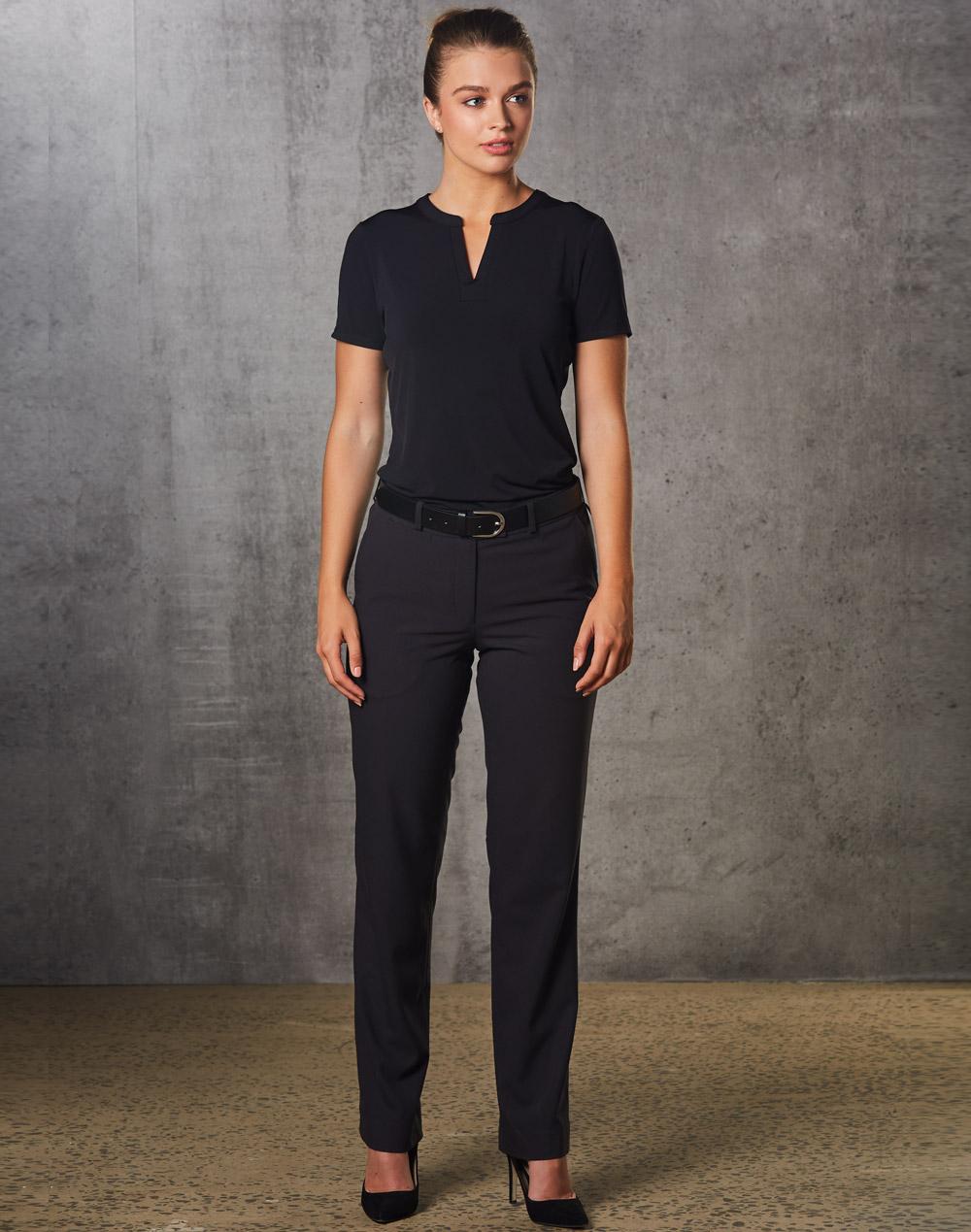 BENCHMARK Women's Flexi Waist Utility Pants in Poly/Viscose Stretch - M9440