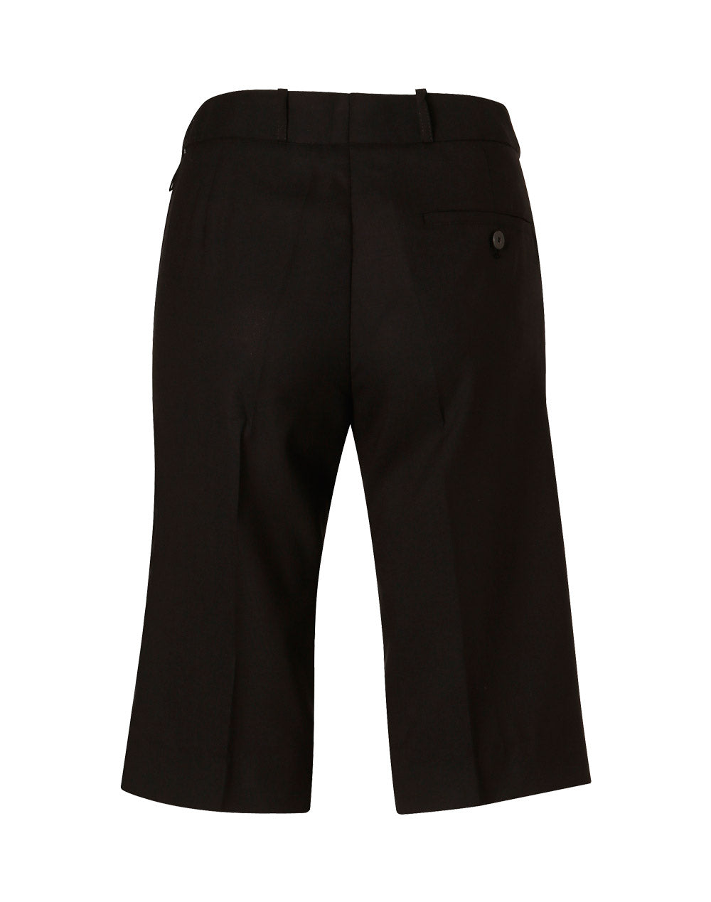 BENCHMARK Women's Knee Length Flexi Waist Shorts in Poly/Viscose Stretch - M9441
