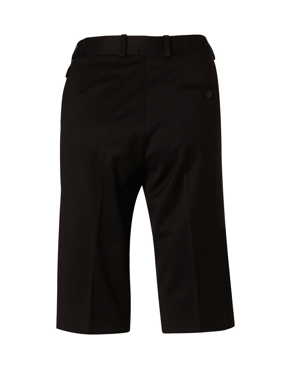 BENCHMARK Women's Knee Length Flexi Waist Shorts in Poly/Viscose Stretch - M9441