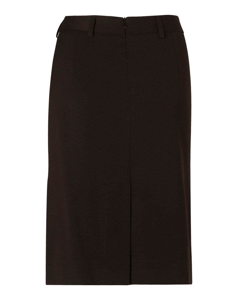 BENCHMARK Women's Mid Length Lined Pencil Skirt in Poly/Viscose Stretch - M9471