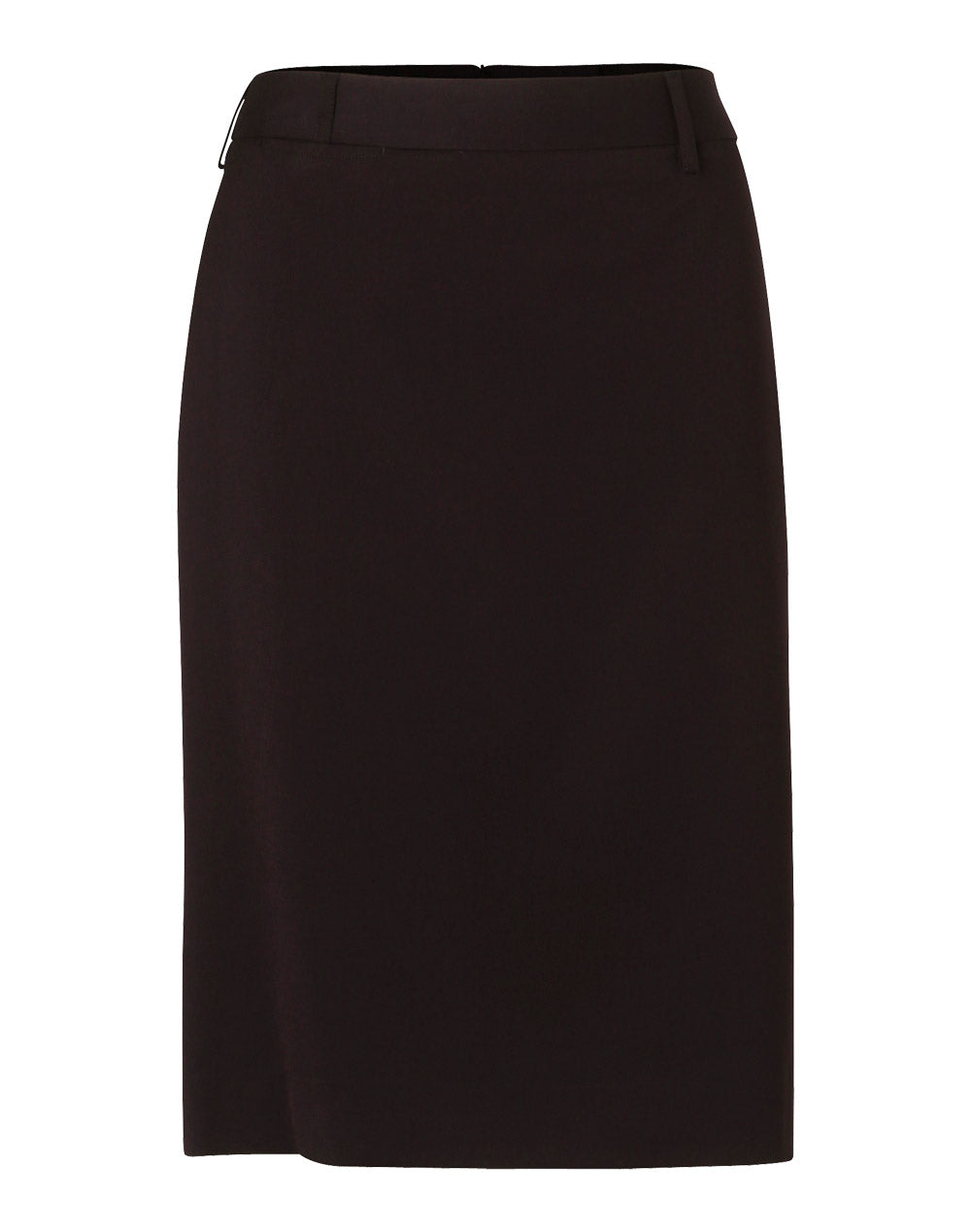 BENCHMARK Women's Mid Length Lined Pencil Skirt in Poly/Viscose Stretch - M9471