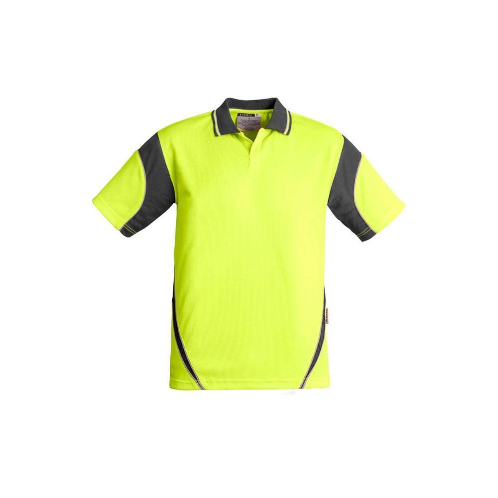 Mens Hi Vis Aztec Polo - Short Sleeve - ZH248