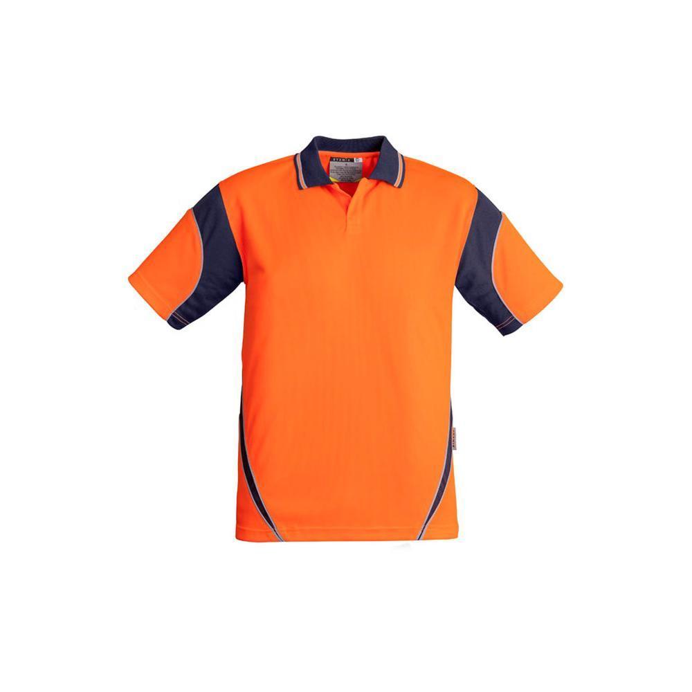 Mens Hi Vis Aztec Polo - Short Sleeve - ZH248