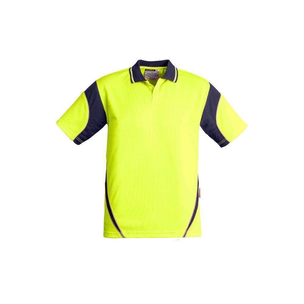 Mens Hi Vis Aztec Polo - Short Sleeve - ZH248