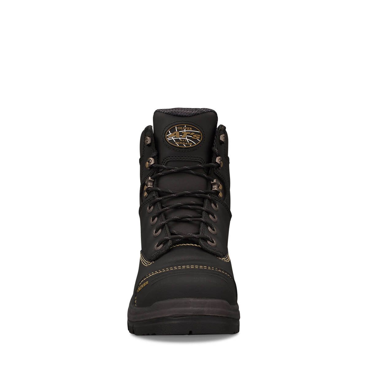Oliver 55-345 150mm Black Lace Up Boot