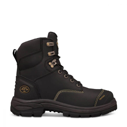 Oliver 55-345 150mm Black Lace Up Boot
