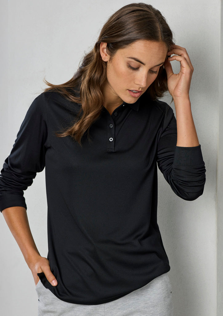 Fashion Biz Womens Action Long Sleeve Polo - P206LL