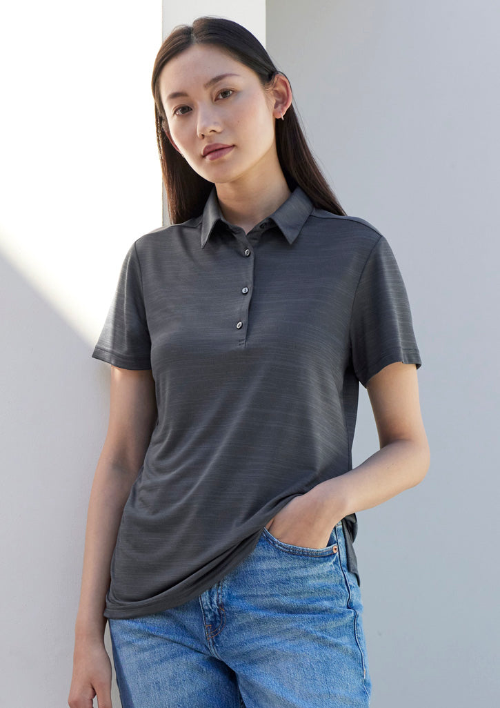 Fashion Biz Womens Orbit Short Sleeve Polo - P410LS