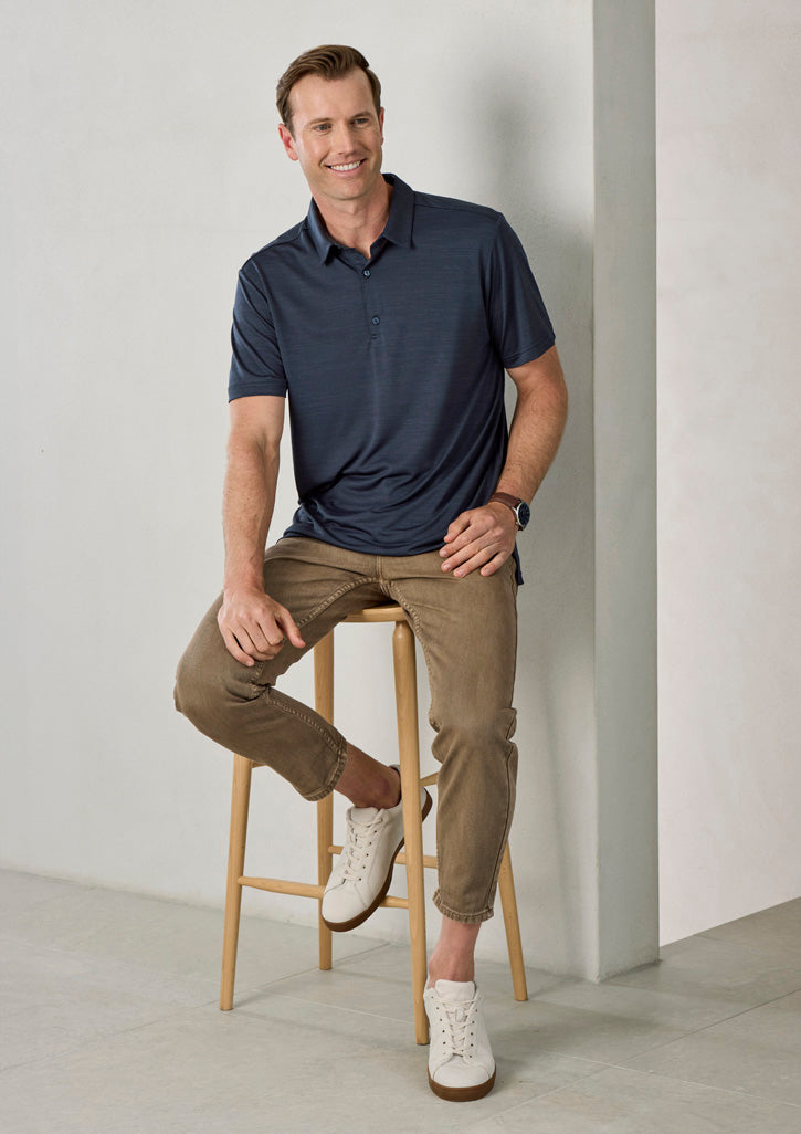 Fashion Biz Mens Orbit Short Sleeve Polo - P410MS
