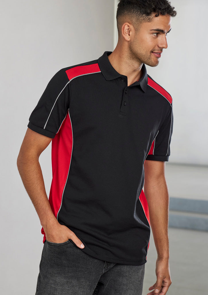 Fashion Biz Unisex Grid Short Sleeve Polo - P413US