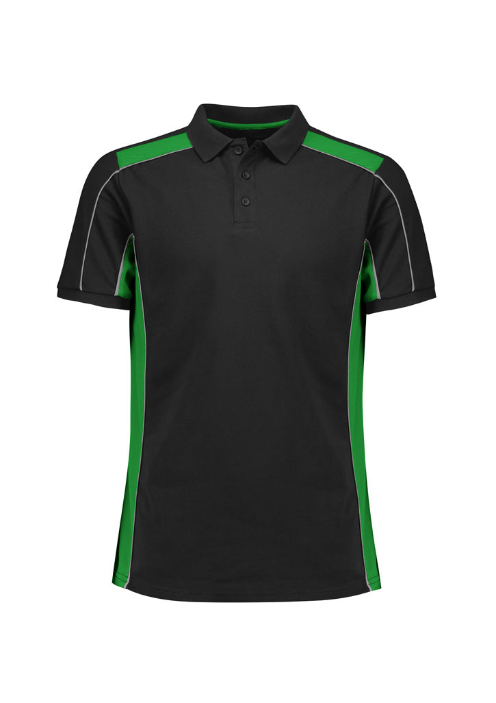 Fashion Biz Unisex Grid Short Sleeve Polo - P413US