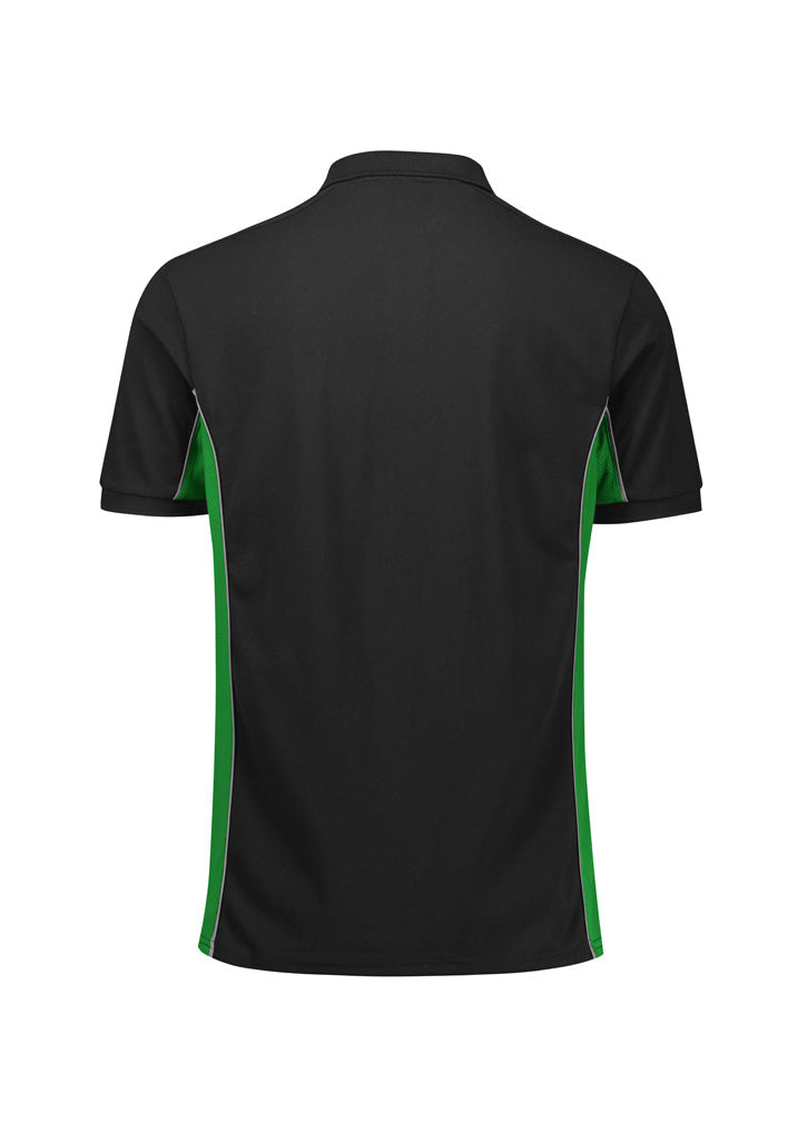 Fashion Biz Unisex Grid Short Sleeve Polo - P413US
