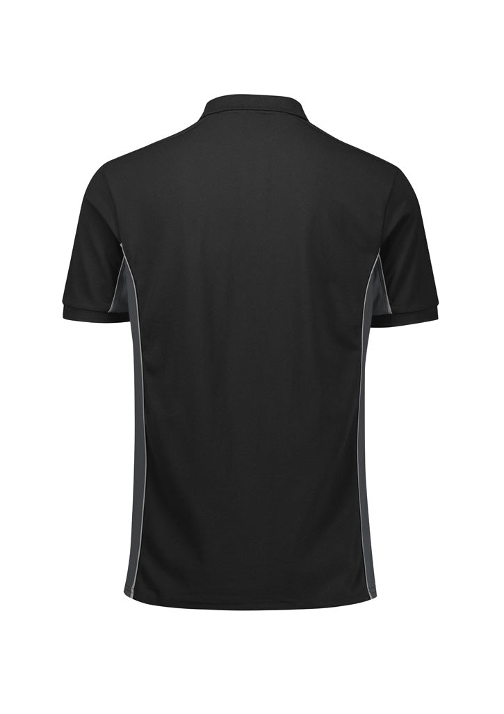 Fashion Biz Unisex Grid Short Sleeve Polo - P413US
