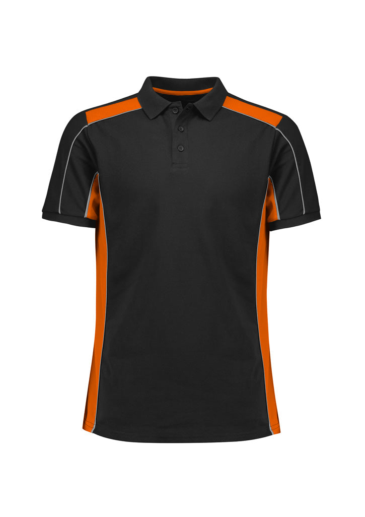 Fashion Biz Unisex Grid Short Sleeve Polo - P413US