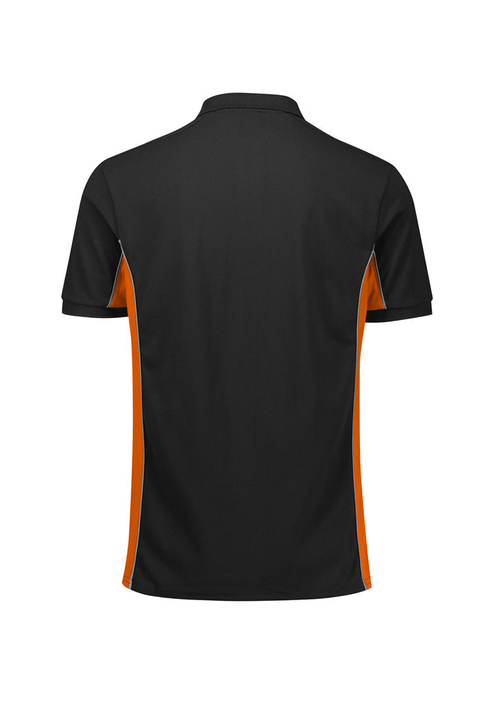 Fashion Biz Unisex Grid Short Sleeve Polo - P413US