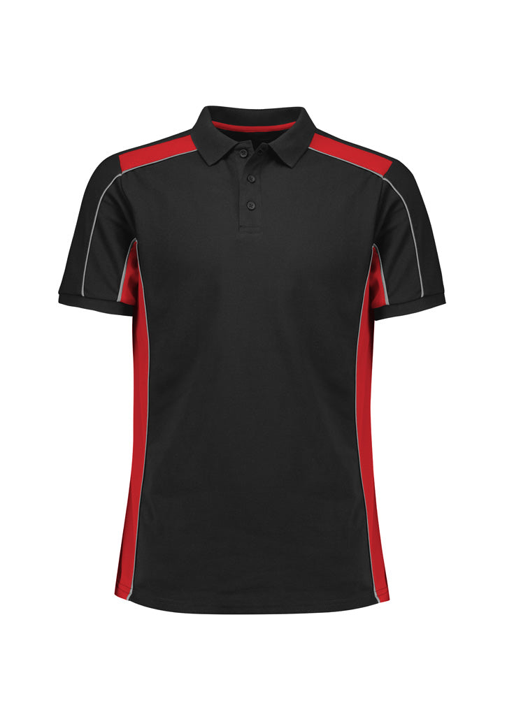 Fashion Biz Unisex Grid Short Sleeve Polo - P413US