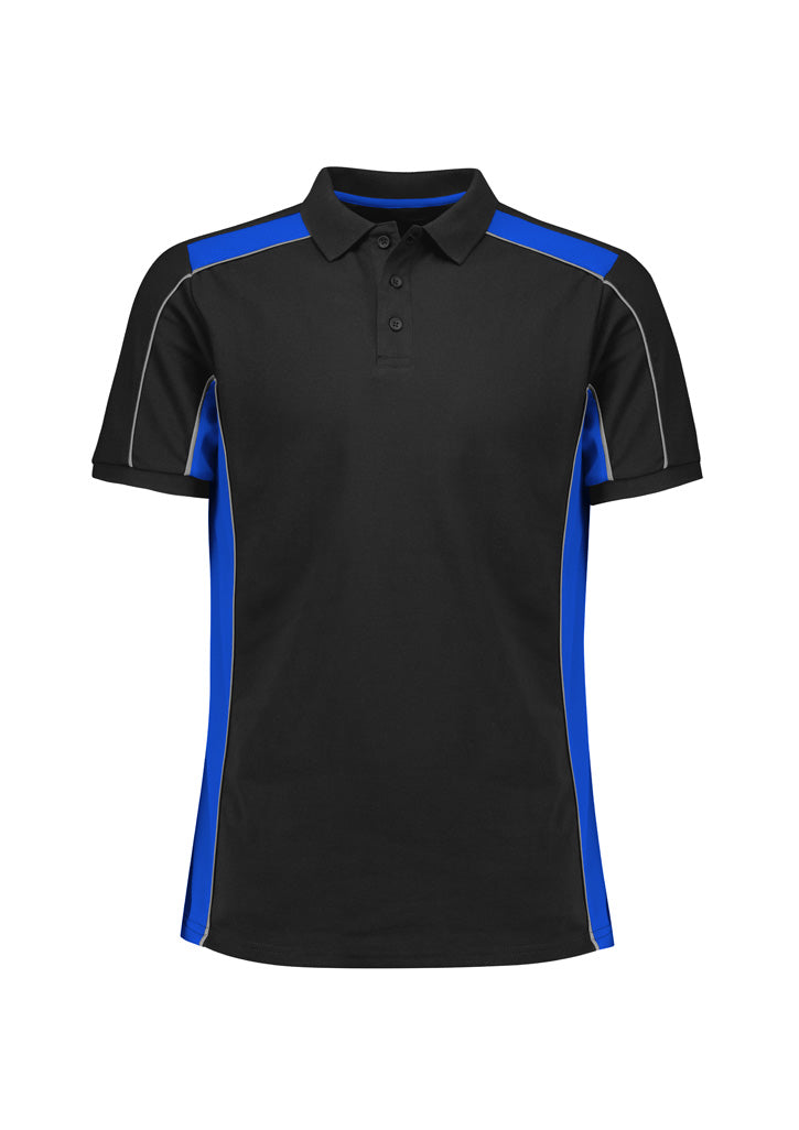 Fashion Biz Unisex Grid Short Sleeve Polo - P413US