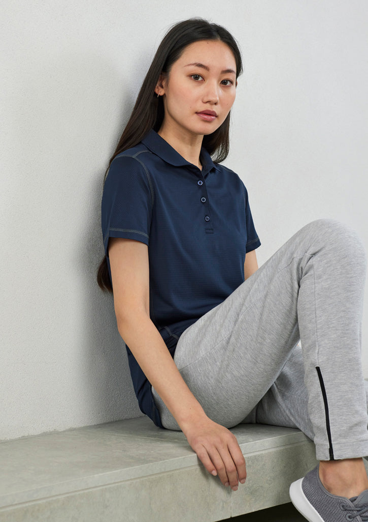 Fashion Biz Womens Dart Short Sleeve Polo - P419LS