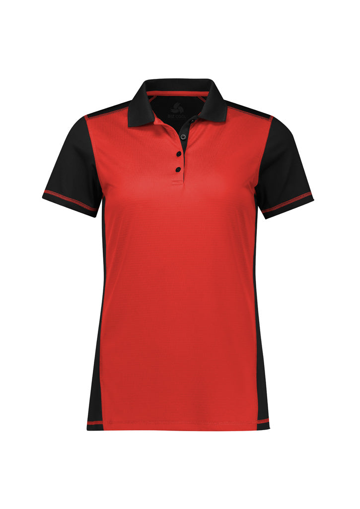 Fashion Biz Womens Dart Short Sleeve Polo - P419LS