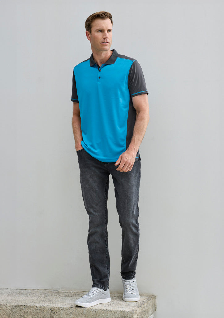 Fashion Biz Mens Dart Short Sleeve Polo - P419MS