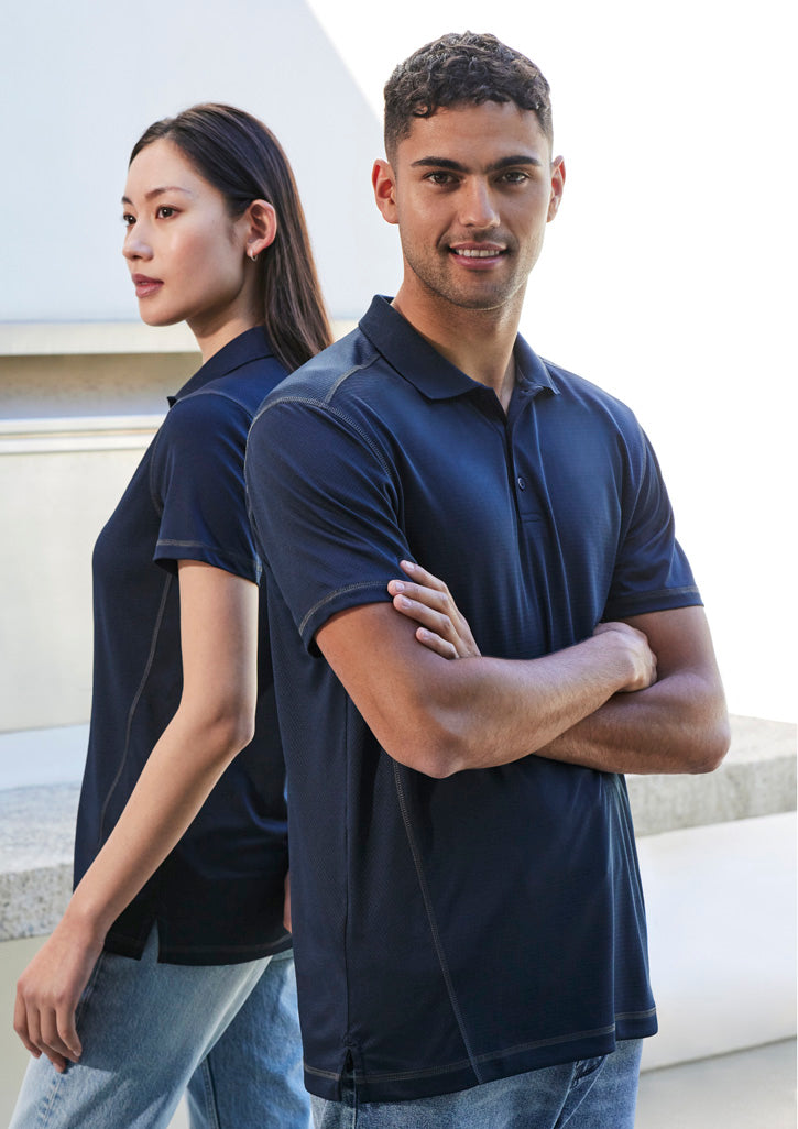 Fashion Biz Mens Dart Short Sleeve Polo - P419MS