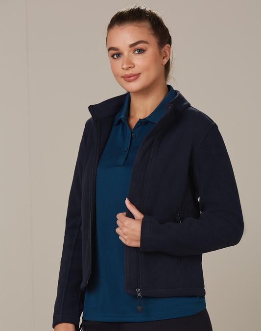 WINNING SPIRIT ladies bonded Polar/Fleece full zip jacket - PF08