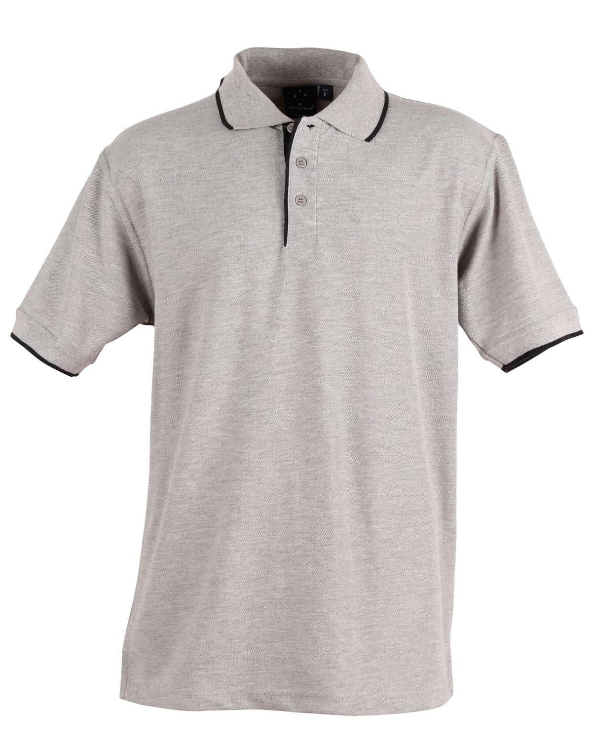 WINNING SPIRIT Mens S/L pique polo contrast - PS08