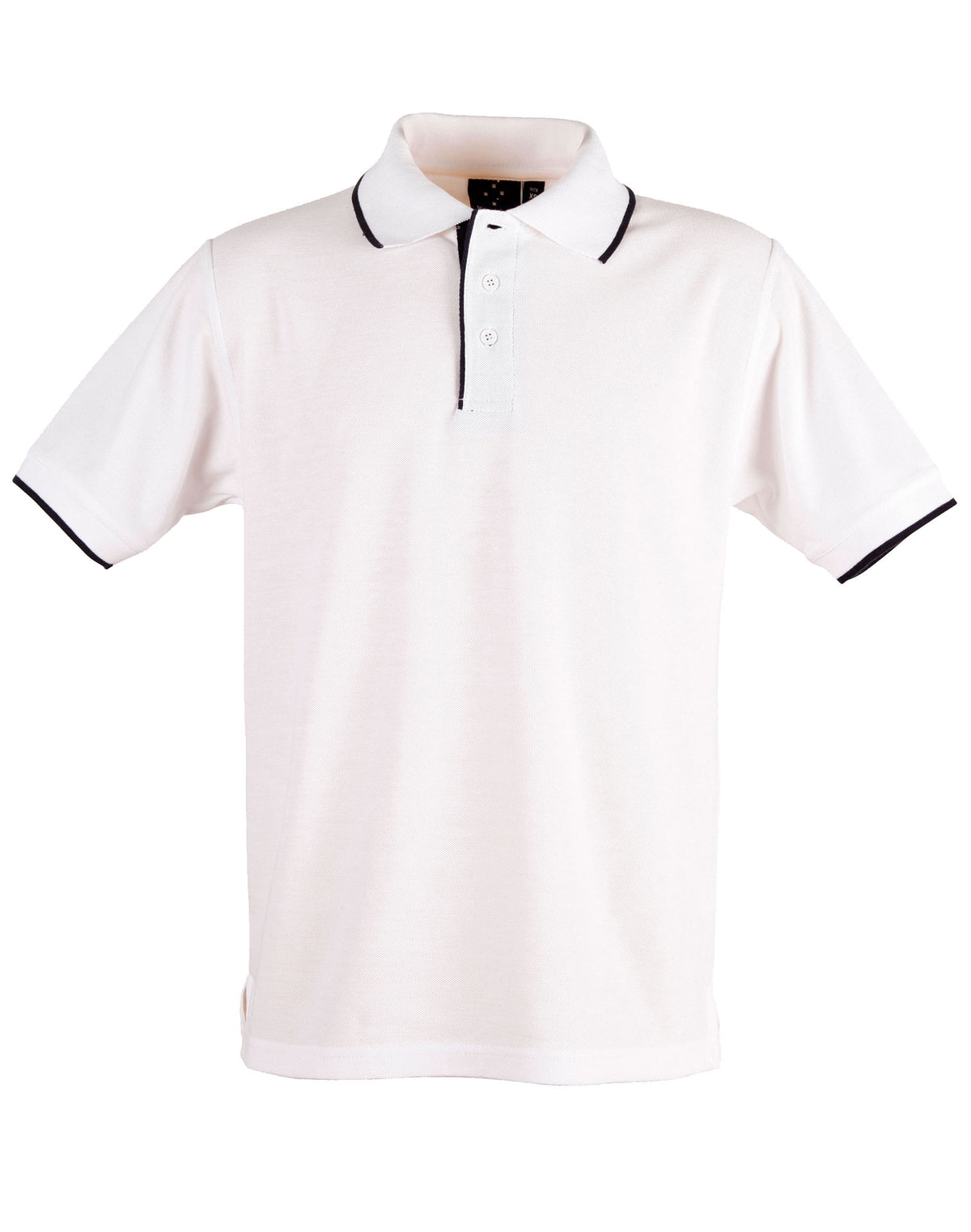 WINNING SPIRIT Mens S/L pique polo contrast - PS08