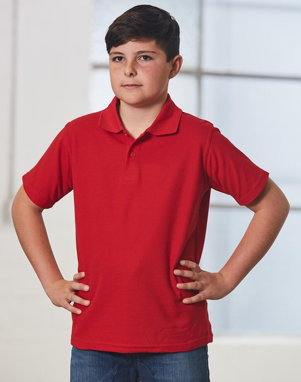 WINNING SPIRIT Children's 220gsm poly/cotton pique - PS11K