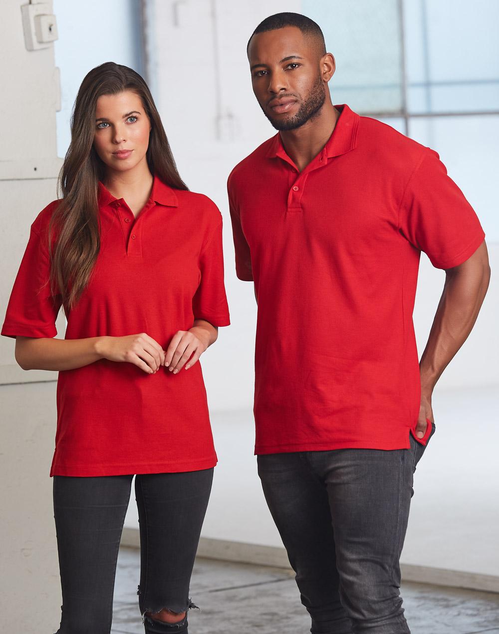 WINNING SPIRIT Unisex poly/cotton pique S/L - PS11