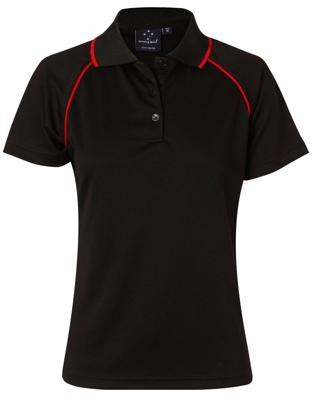 WINNING SPIRIT ladies cooldry raglan S/S polo - PS19-1
