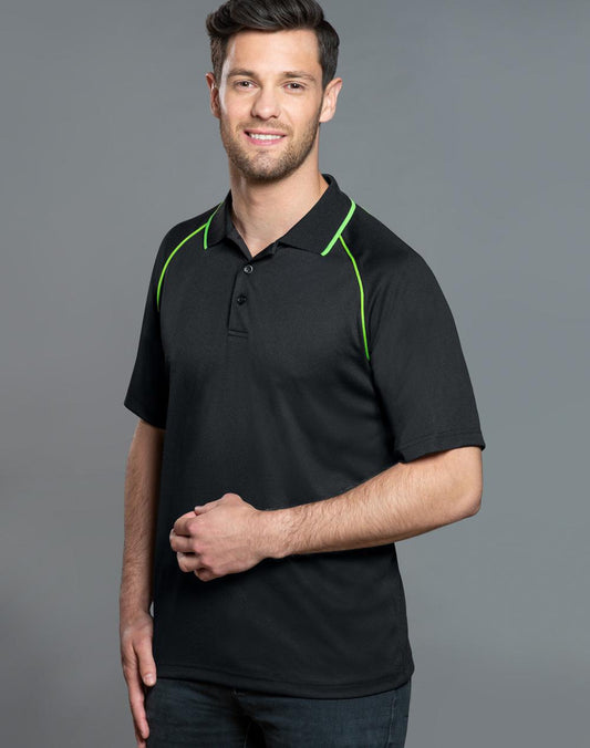 WINNING SPIRIT mens cooldry raglan S/S polo - PS20-1