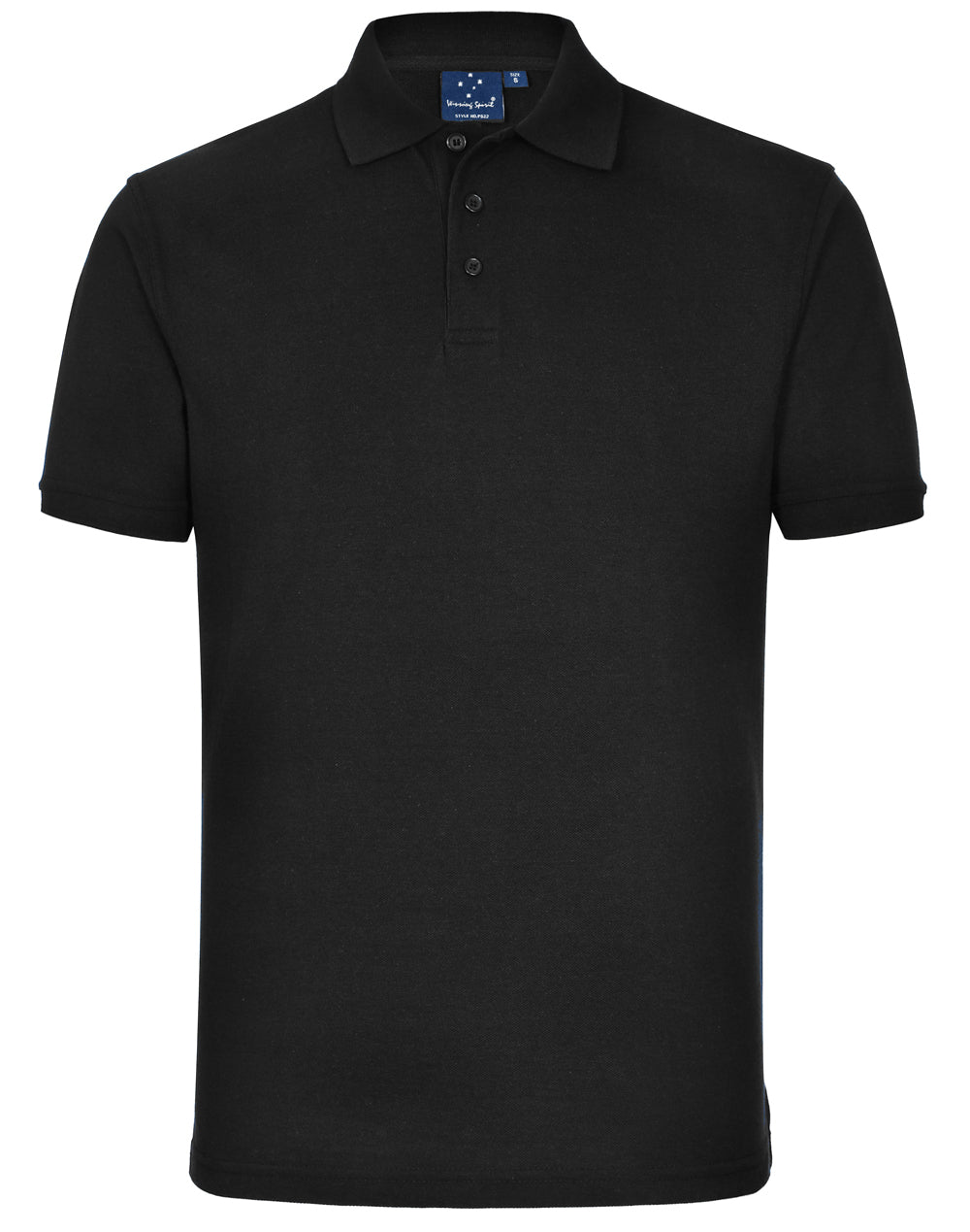 WINNING SPIRIT mens tight pique knit S/S polo - PS22