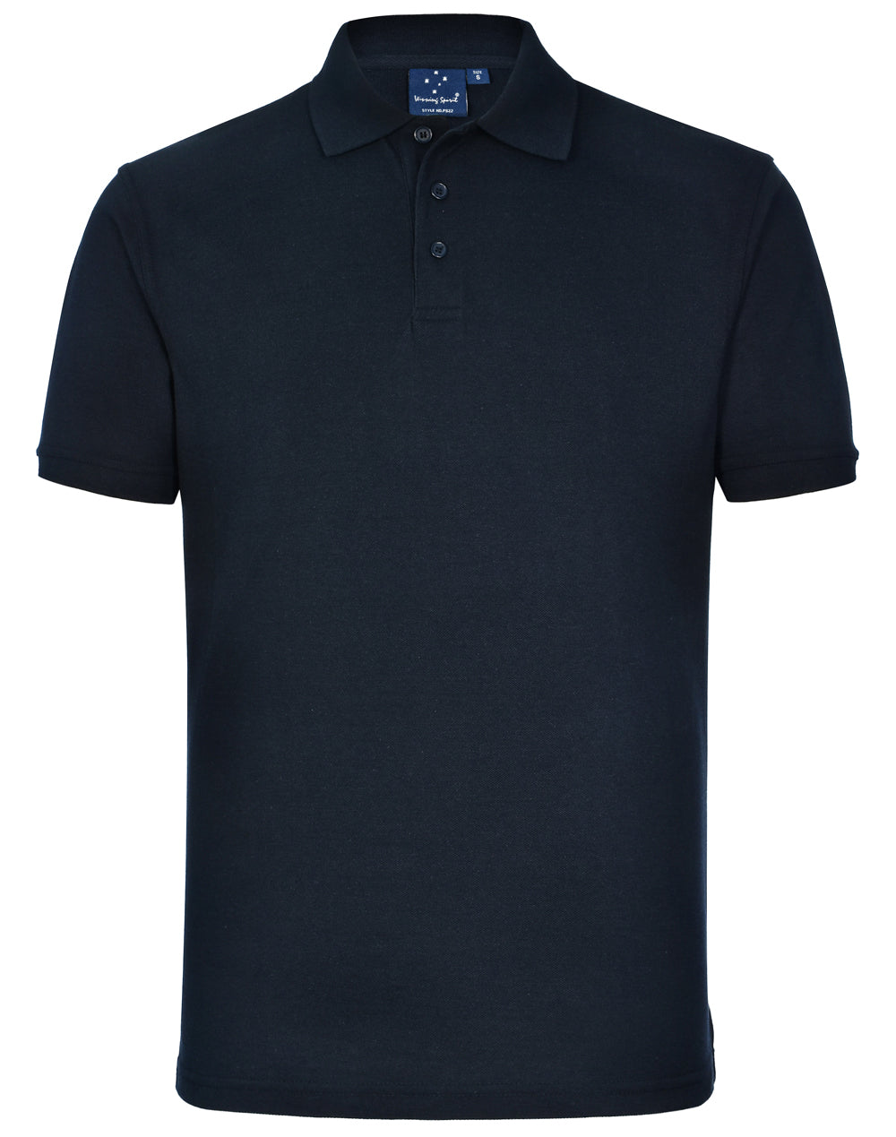 WINNING SPIRIT mens tight pique knit S/S polo - PS22