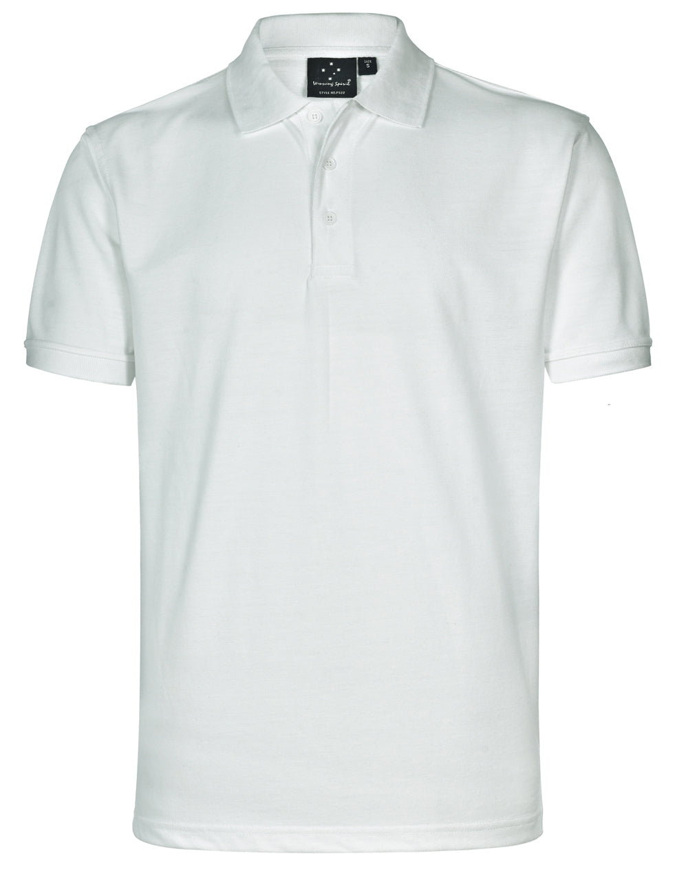 WINNING SPIRIT mens tight pique knit S/S polo - PS22