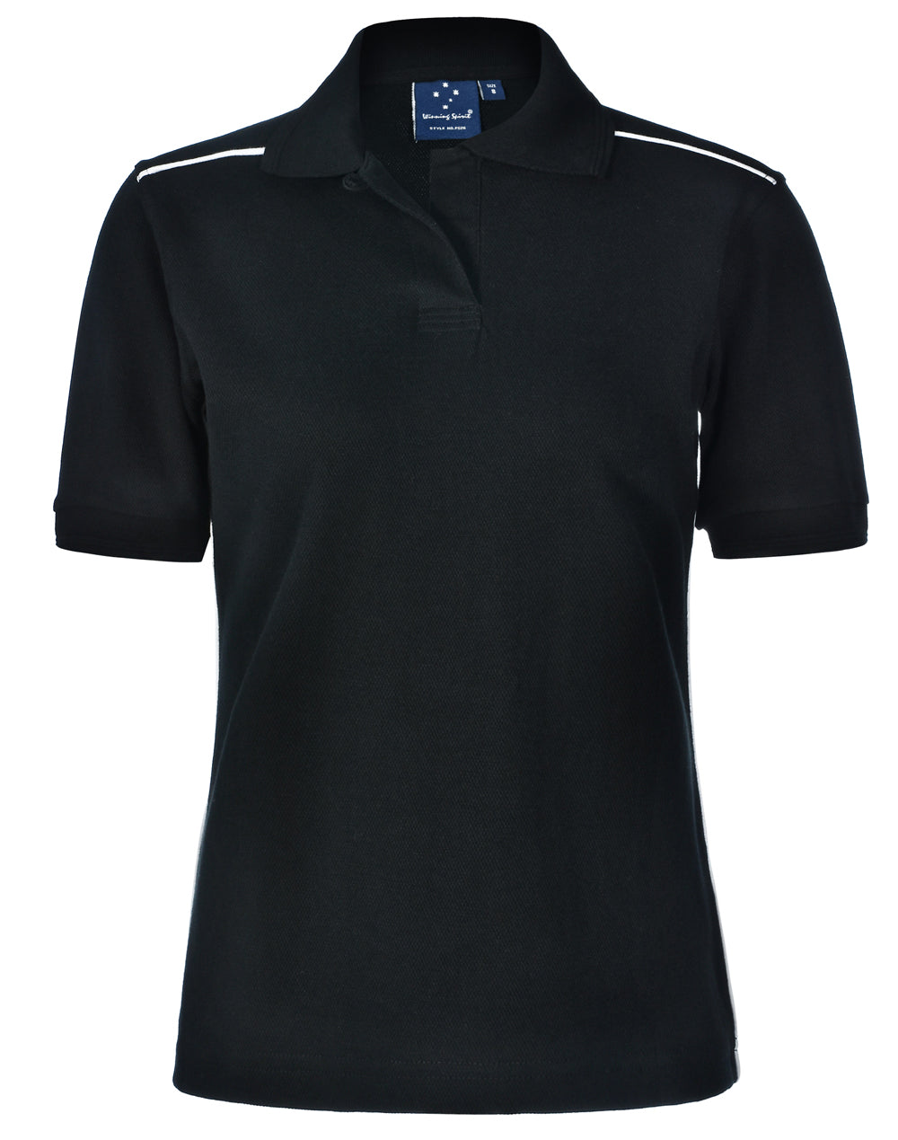 WINNING SPIRIT ladies' pure cotton contrast piping - PS26