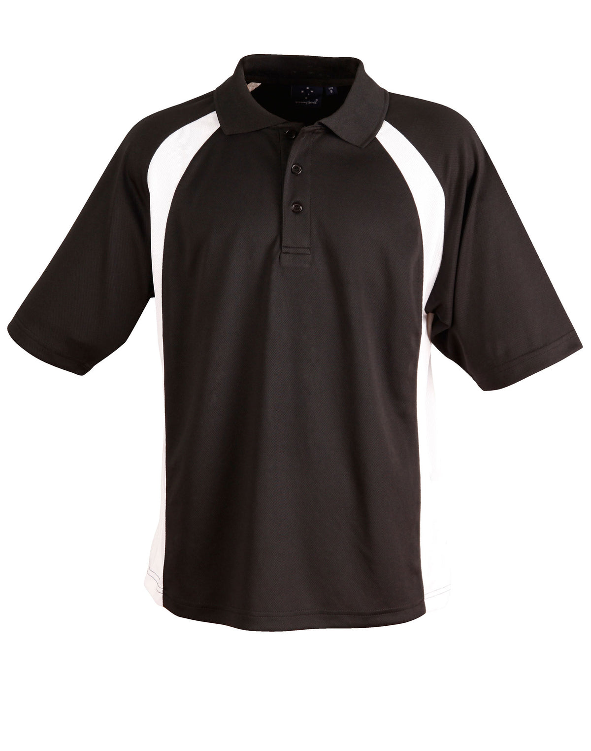 Winning Spirit Men's CoolDry Micro-mesh Contrast Colour Polo