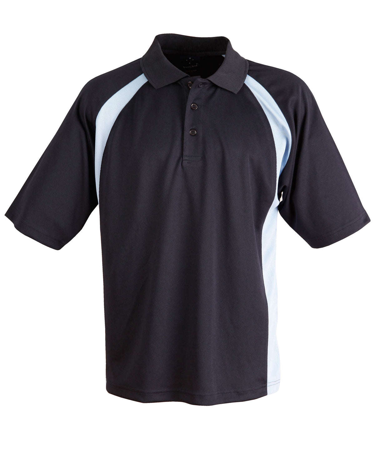 Winning Spirit Men's CoolDry Micro-mesh Contrast Colour Polo