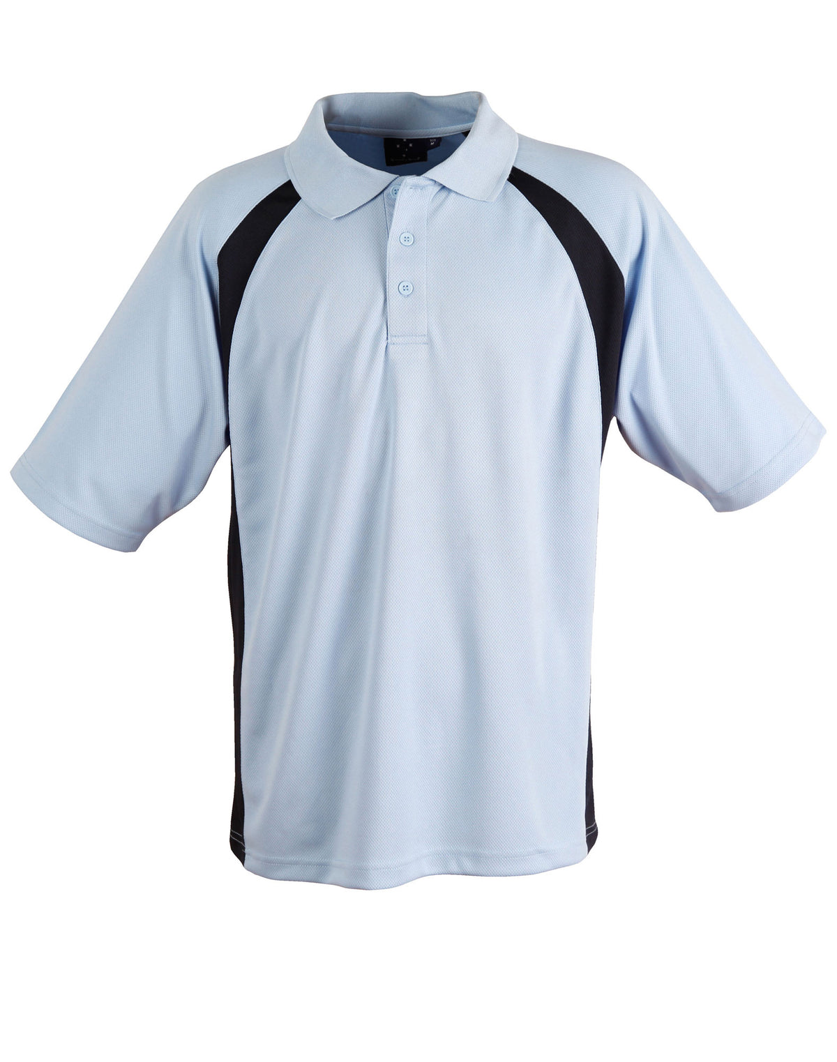 Winning Spirit Men's CoolDry Micro-mesh Contrast Colour Polo