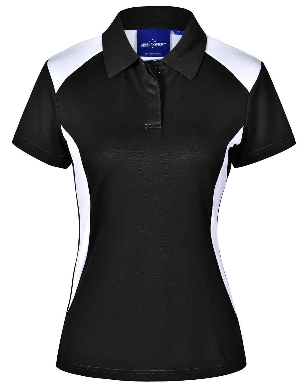 WINNING SPIRIT Ladies' Truedry S/S Contrast Polo - PS32A