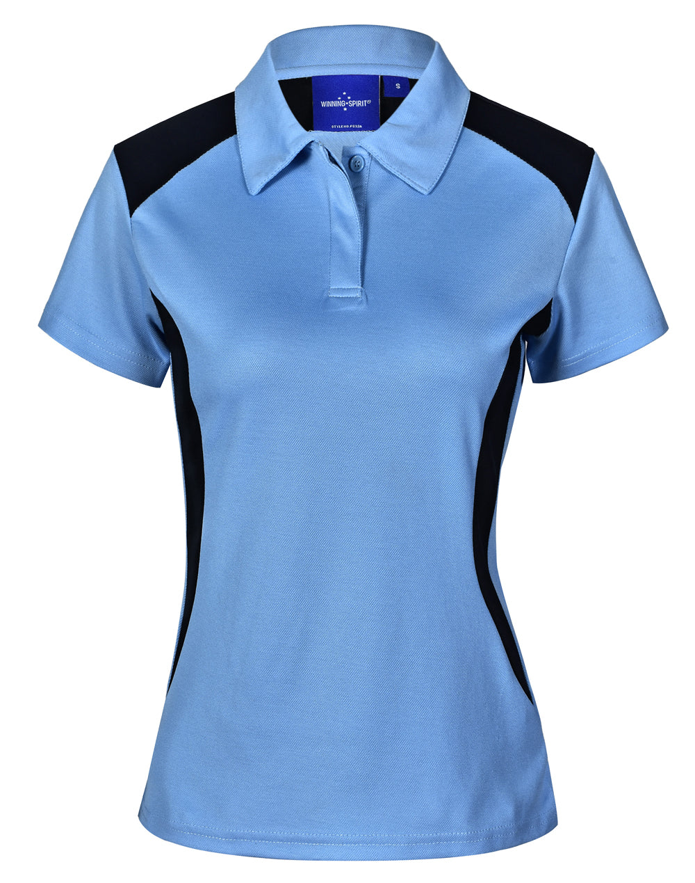 WINNING SPIRIT Ladies' Truedry S/S Contrast Polo - PS32A