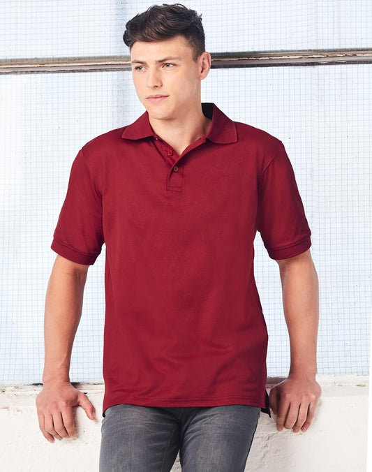 WINNING SPIRIT Men's Cotton Back Truedry S/S Polo - PS33