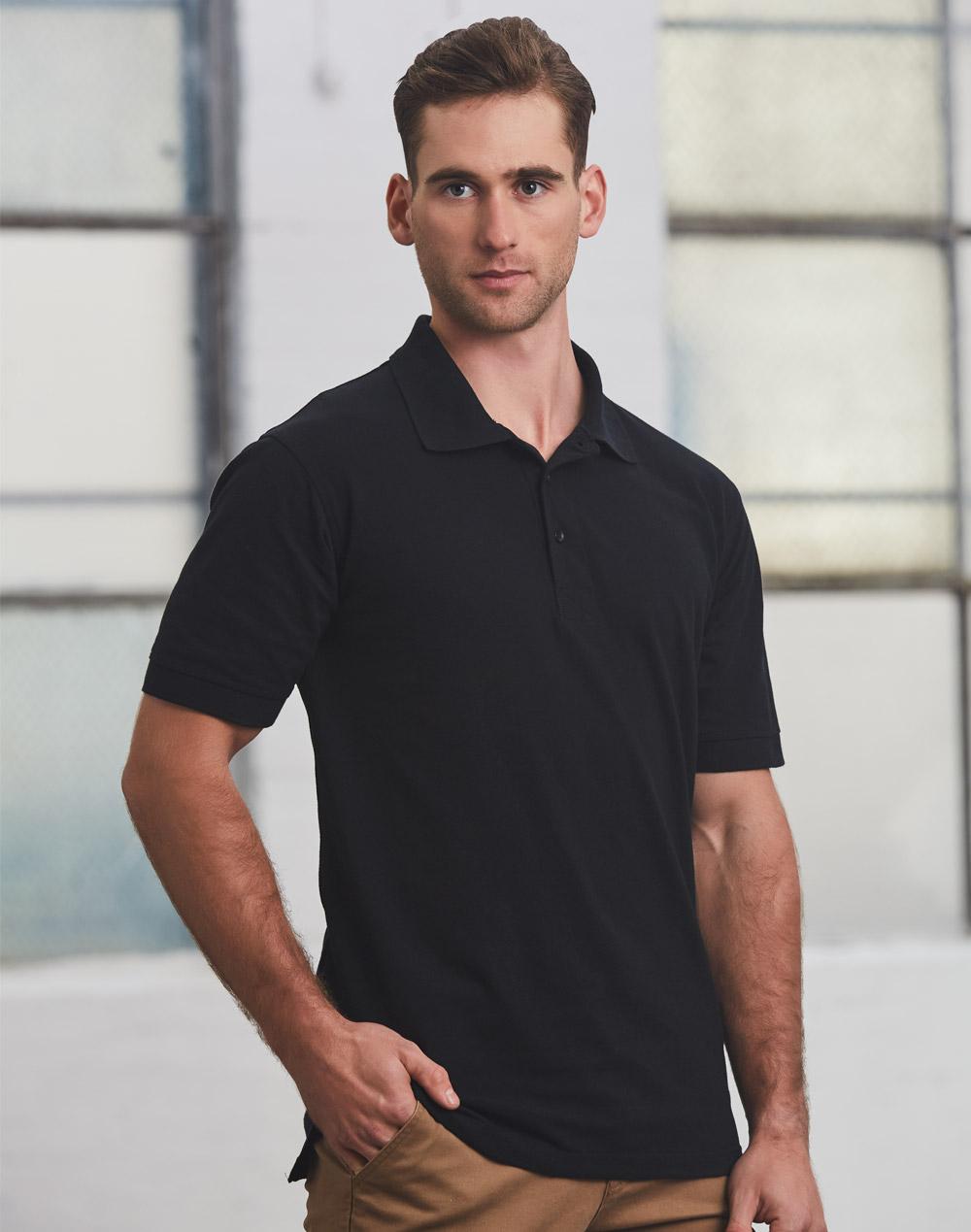 WINNING SPIRIT mens S/S pique polo - PS39