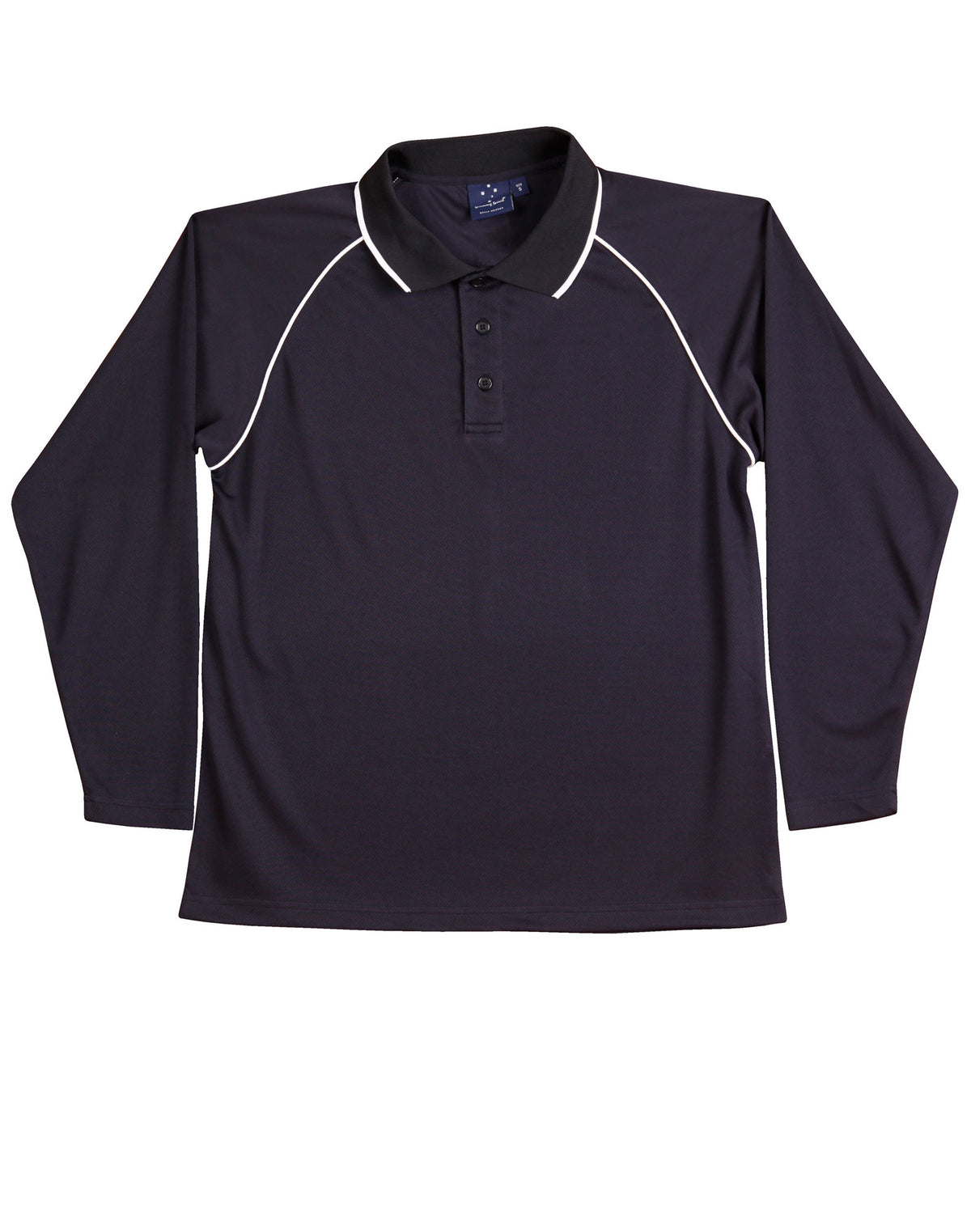 WINNING SPIRIT Men's cooldry raglan L/S polo - PS43