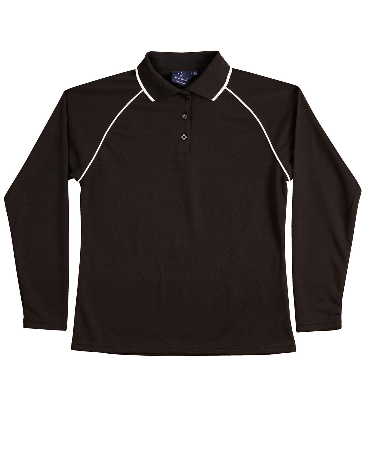 WINNING SPIRIT Ladies' cooldry raglan L/S polo - PS44