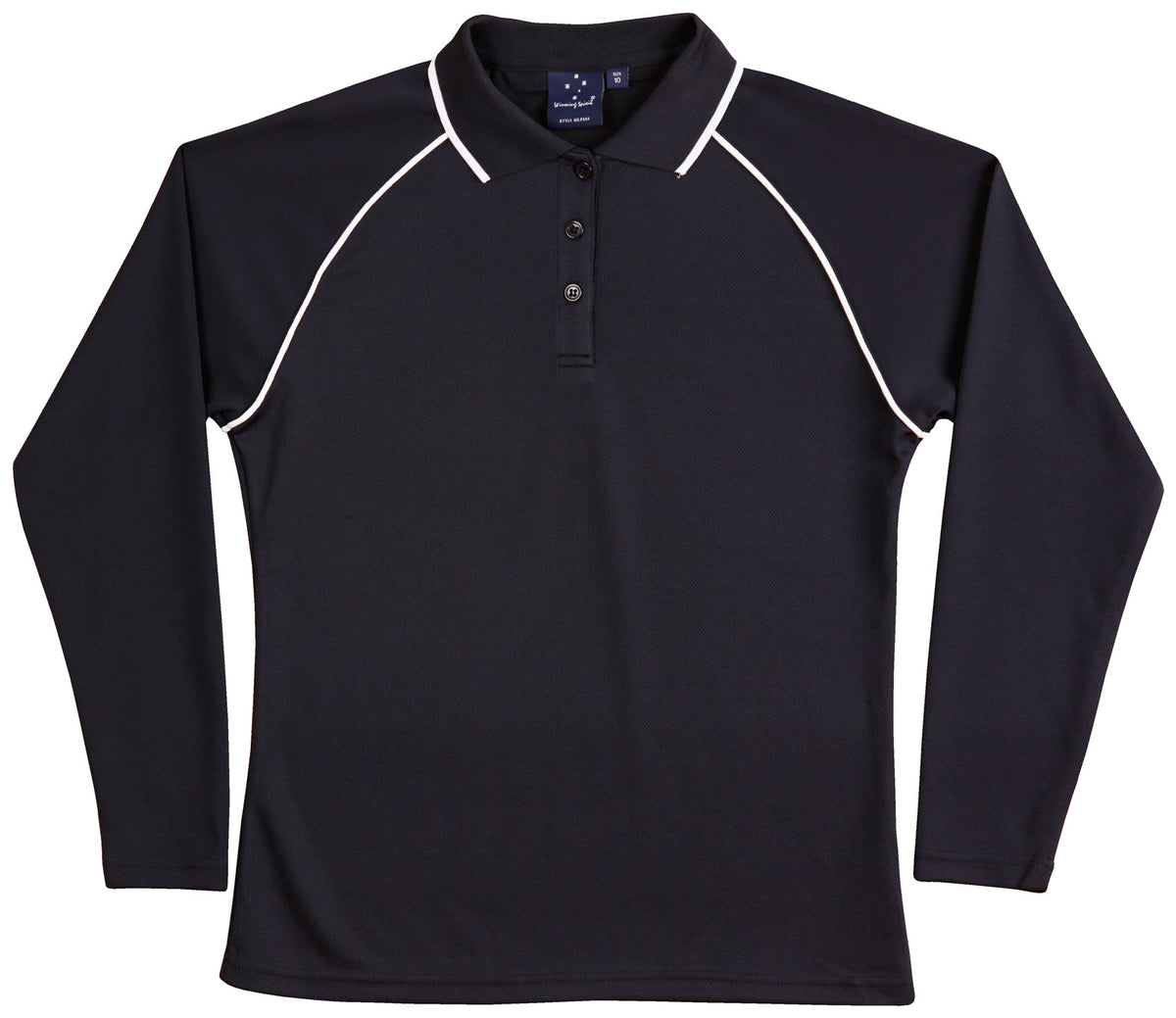 WINNING SPIRIT Ladies' cooldry raglan L/S polo - PS44