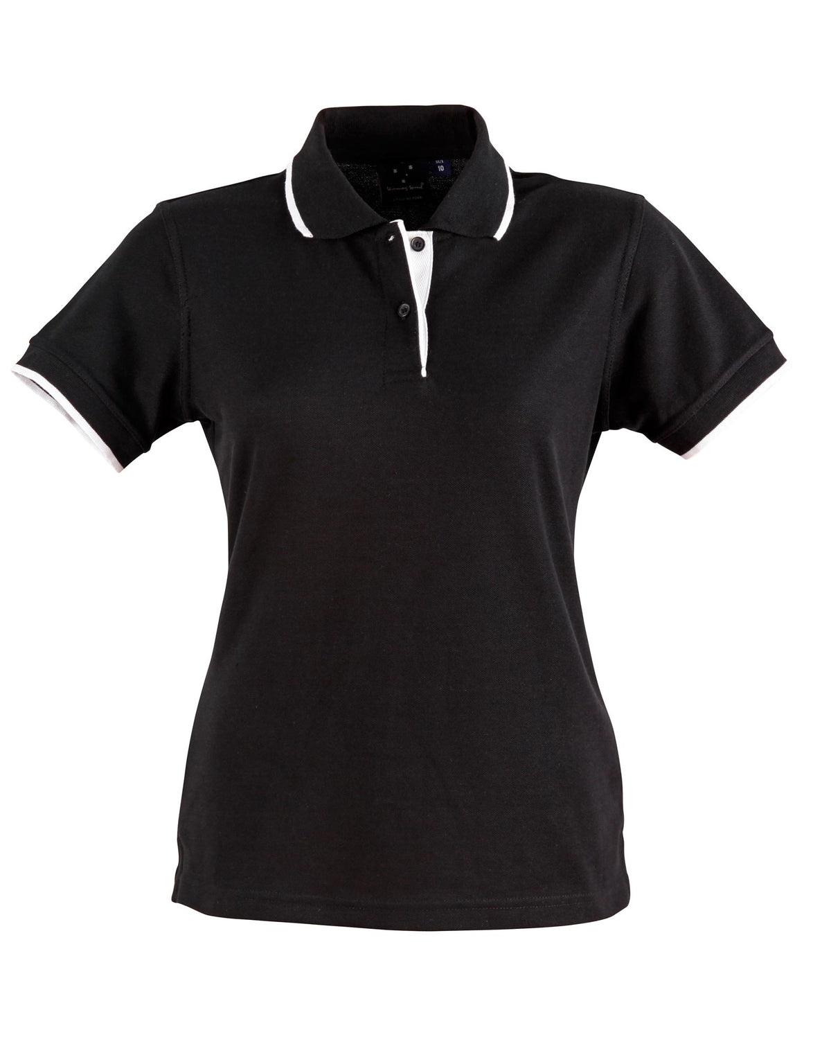 WINNING SPIRIT Ladies' Poly/Cotton Contrast Pique S/S Polo - PS48A