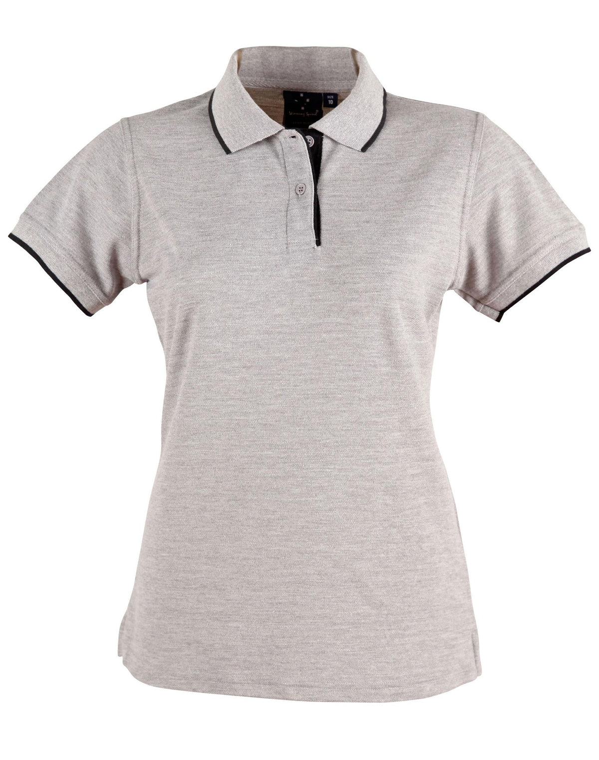 WINNING SPIRIT Ladies' Poly/Cotton Contrast Pique S/S Polo - PS48A