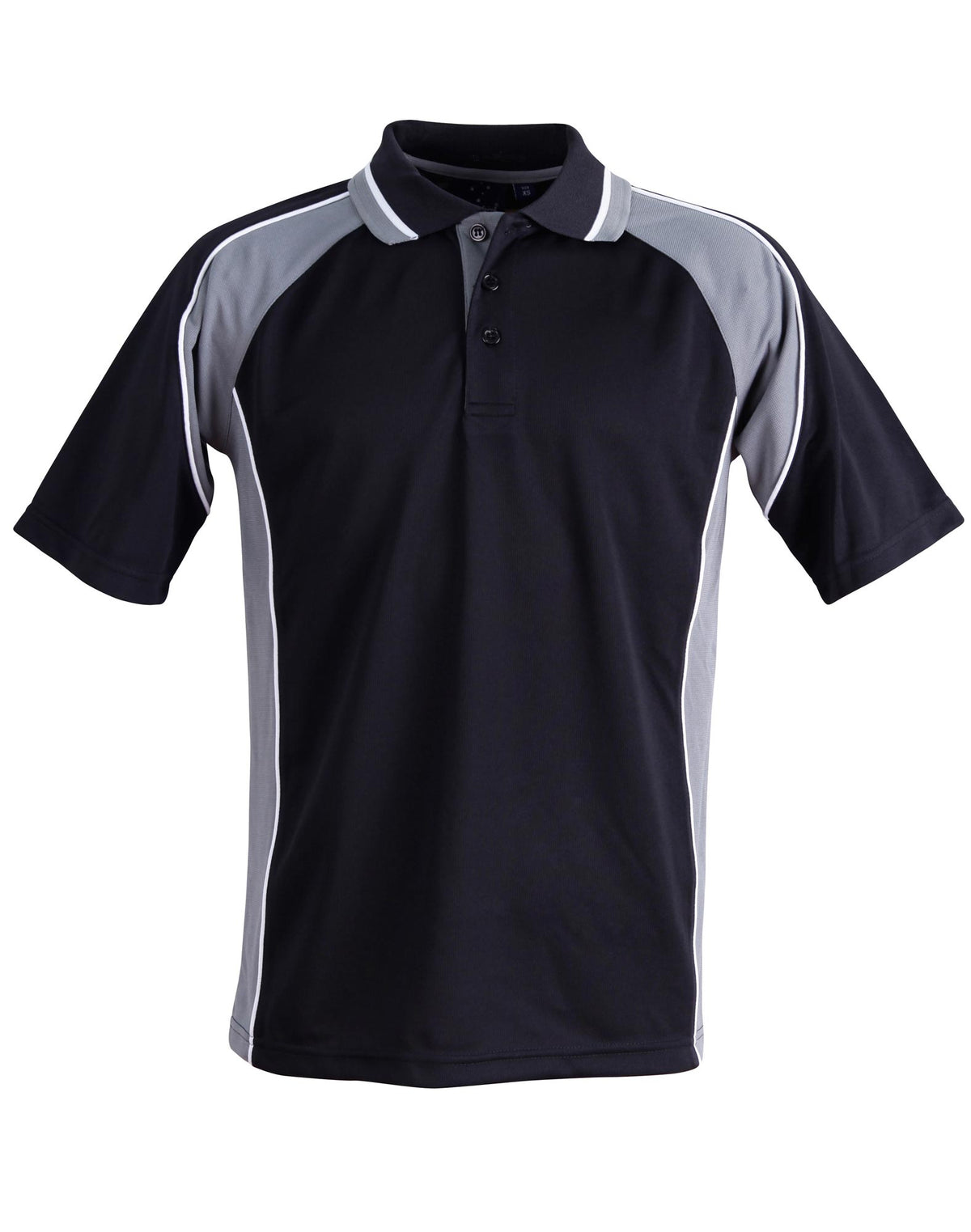 WINNING SPIRIT Kids' mini waffle CoolDry Polo - PS49K