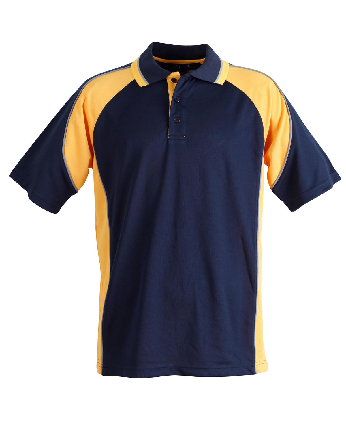 WINNING SPIRIT mens mini waffle coold polo - PS49